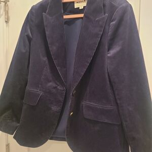 Boden Navy Corduroy Women's Blazer NWOT